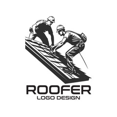 Roofer Vector Logo Design