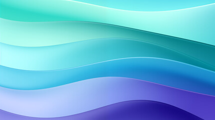 Obraz premium Soothing Gradient Waves in Cool Tones