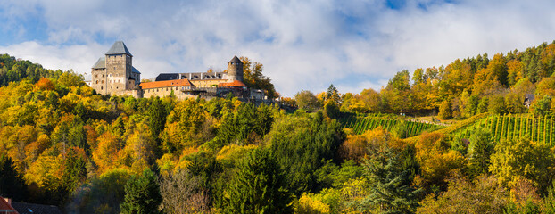 Burg Deutschlandsberg, Steiermark, Österreich - obrazy, fototapety, plakaty