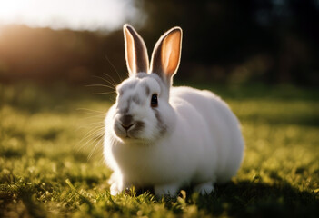 Obraz premium Rabbit paddock Summer Baby Easter Spring White Beauty Animals Cute Agriculture Meat Skin Industry Diet Pen Pets Young Farming Livestock Fur Newborn Domestic Cultivation Rodent Bunny Mammals