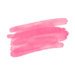 Watercolor brush strokes shape