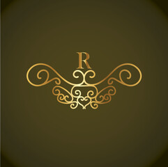 Web Creative Initial letter r logo design with modern business vector template. Creative isolated r monogram logo design
