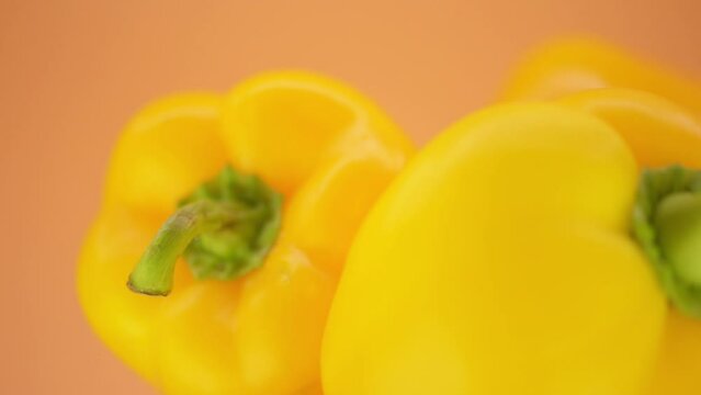 some yellow sweet peppers