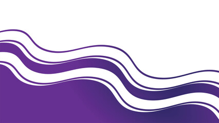 Purple wave element vector image for backdrop or presentation