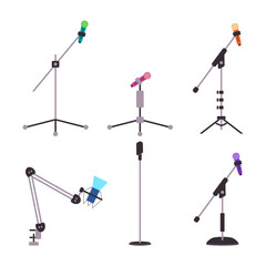 set stand holder microphone technology for speak or sing audio performance equipment