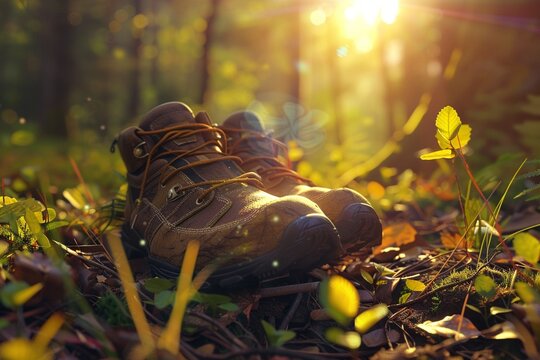 Shoes, Imaginary Journey, Fairy-tale forest trekking