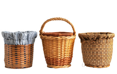 Obraz premium Fabric Bins isolated on transparent Background