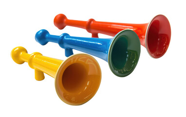 Toy Cornets isolated on transparent Background