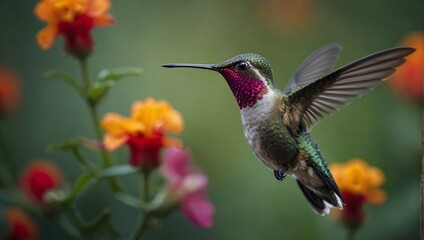 Fototapeta premium hummingbird in flight