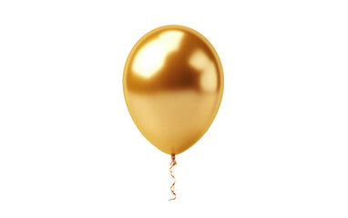 The Glittering Balloon isolated on transparent Background