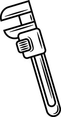 Pipe Wrench doodle