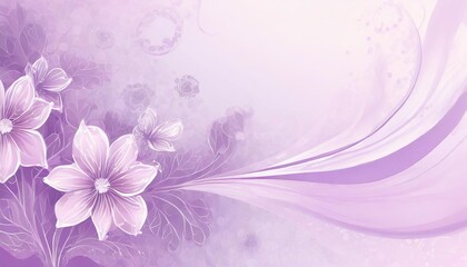 Fototapeta na wymiar floral abstract pastel background violet flowers in soft style for wedding or valentine s day card