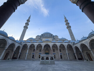 Fototapeta na wymiar 世界周遊　イスタンブール　スレイマニエモスク 