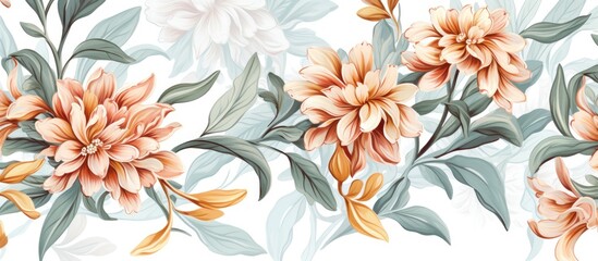 Stylish hand-drawn watercolor design for seamless patterns and textiles.