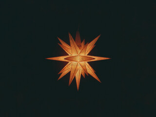 Deko Stern in der Adventszeit