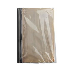 Durable Plastic Book Jacket on Transparent Background