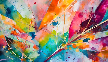 an exquisite painterly abstract background with rich colors and textures