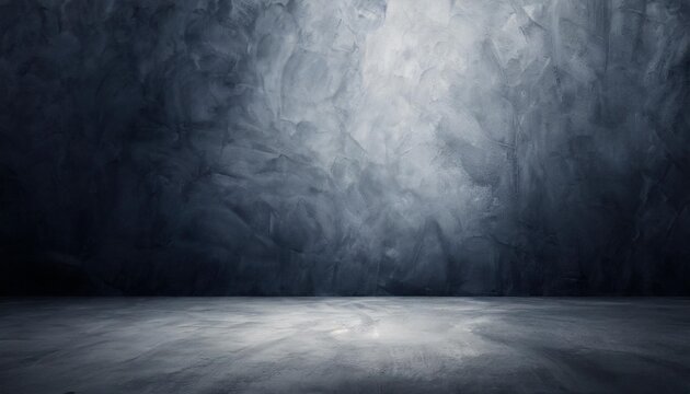 gray and black cement wall studio background blank room and empty banner