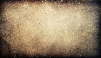 vintage distressed old paper canvas texture film grain dust and scratches texture with vignette border background for design backdrop or overlay design