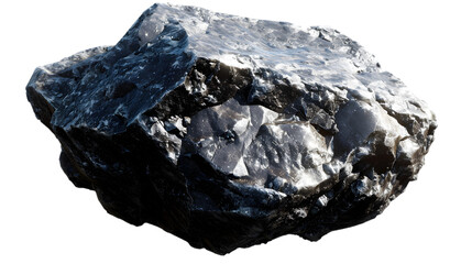 Meteorite on Transparent Background - obrazy, fototapety, plakaty
