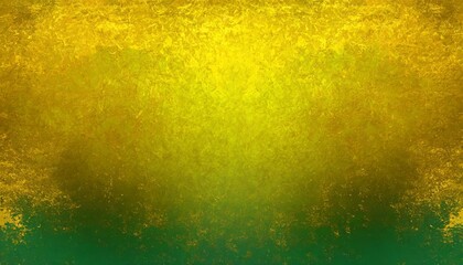 elegant yellow gold background with green border gradient color and grunge texture design in dark and light layout