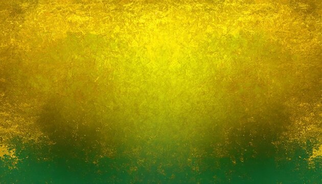 elegant yellow gold background with green border gradient color and grunge texture design in dark and light layout