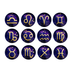 Zodiac Symbol PNG Set