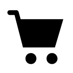 shopping cart icon vector