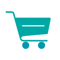shopping cart icon vector