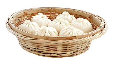 Transparent pictures of steamed buns