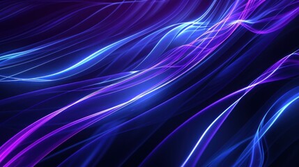 Blue Light Trail, purple, Motion Blur Effect Light exposure.