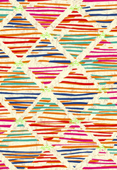 Antique surface floral seamless allover Pattern design, multicolor flowers with multicolor watercolor background texture.