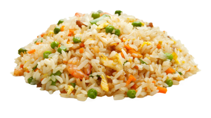 Fried rice transparent picture