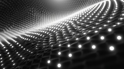 Obraz premium Black and White Background Generated by AI