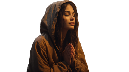 Woman praying