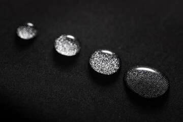 Many water drops on waterproof impregnated fabric