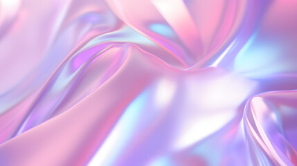 Fototapeta premium ethereal pastel neon pink, metallic foil background.