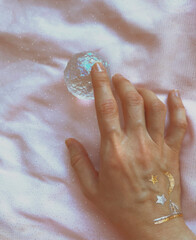 Background Healing minerals, stones, crystals. the practice of magic spells and cleansing. Crystal...