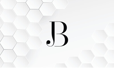 JB, BJ, J, B, Abstract Letters Logo Monogram