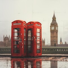 The Iconic Red Telephone Booths of London: A Storied Landmark for Everyday Life