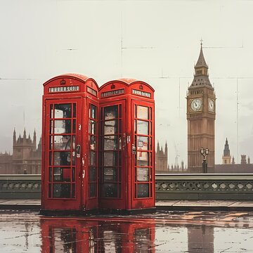 The Iconic Red Telephone Booths of London: A Storied Landmark for Everyday Life