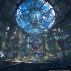 Vibrant Indoor Eden: A Steampunk-Inspired Oasis