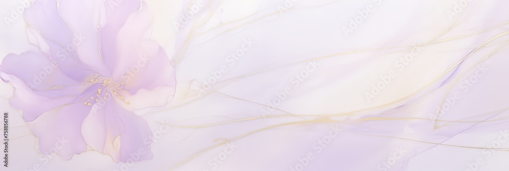 Poster a mesmerizing view of a vibrant flower in full bloom, showcasing intricate details and delicate peta