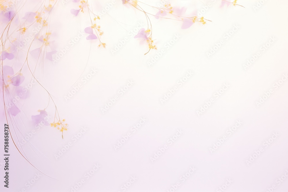 Aufkleber a vibrant pink and yellow background adorned with a variety of colorful flowers in full bloom, creat