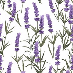 A cluster of vibrant purple flowers blooming against a white background