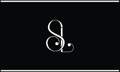 SL, LS,S , L, Abstract letters Logo monogram