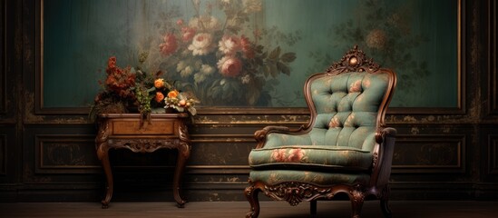 Antique Chair Enhanced in Room Setting