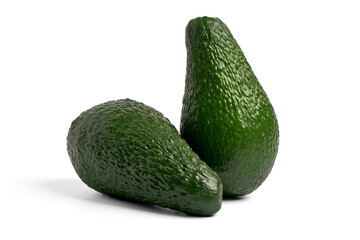 Avocado, isolated on white background.