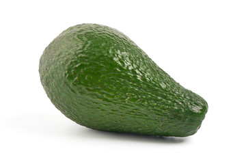 Avocado, isolated on white background.