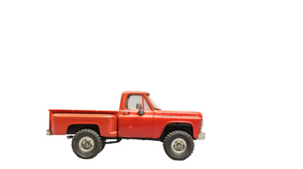Toy Truck on Transparent Background PNG